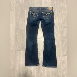 Vintage Silver Jeans Womens Juniors Flare Leg Bootcut Pioneer 28 x 31 Pants